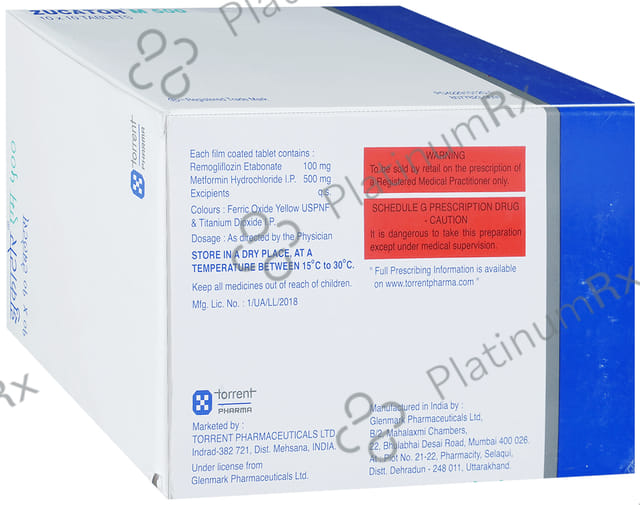 Zucator M 100/500mg Tablet 10s