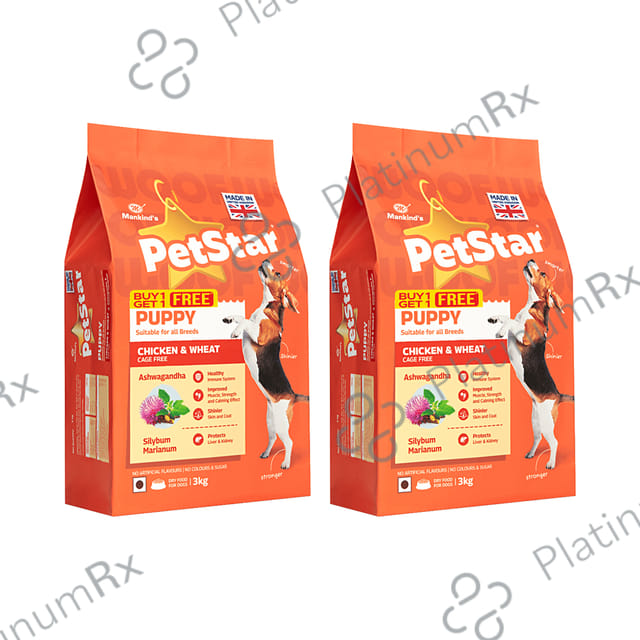 Petstar Puppy Dry Dog Food Chicken & Wheat BOGO