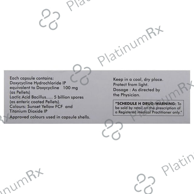 Microdox LBX 100mg/5B Capsule 10s