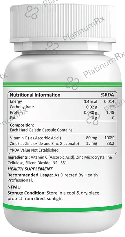 Bioven Vitamin C + Zinc Capsule