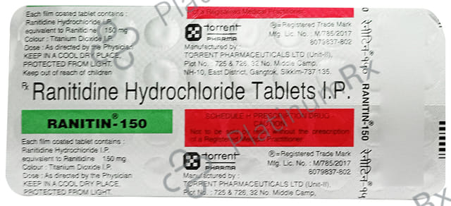Ranitin 150mg Tablet 40s