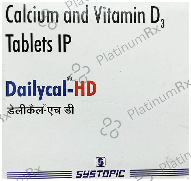 Dailycal HD 500mg Tablet 15s