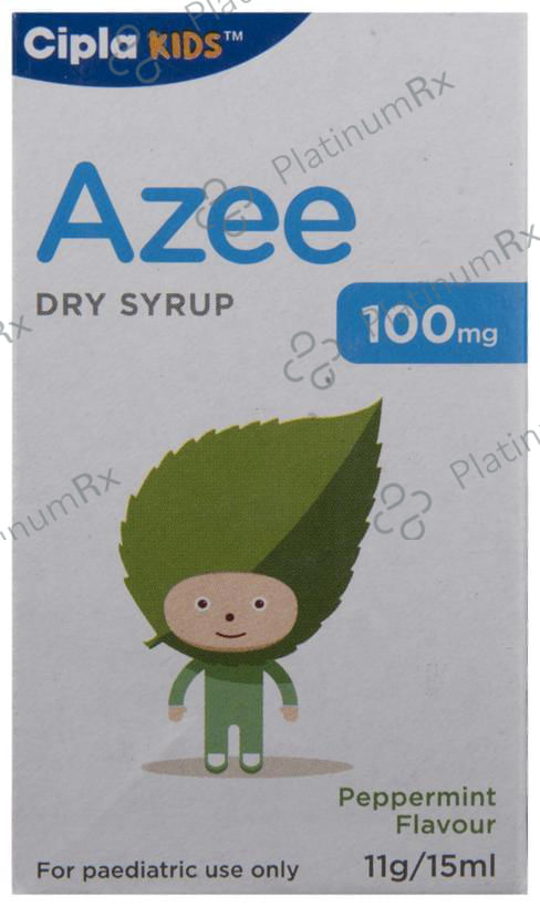 Azee 100mg Dry Syrup Peppermint 15ml