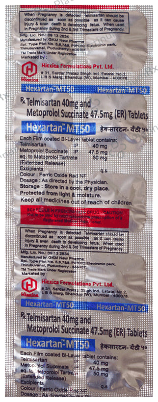 Hexartan-MT 50 Tablet ER