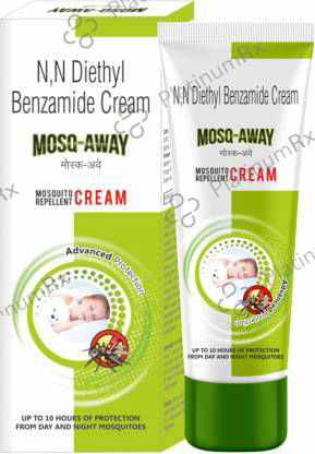Mosq Away Mosquito Repellent 12% Cream 50gm