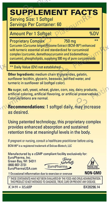 Terry Naturally Cura Med 750mg Softgel