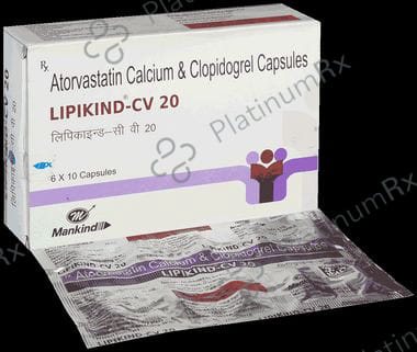 Lipikind CV 20/75 Capsule 10s