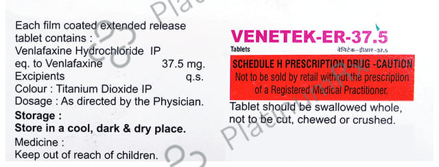 Venetek ER 37.5 Tablet 10s