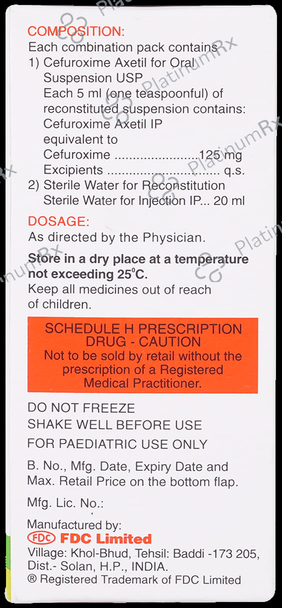 Zefu 125mg Syrup30ml