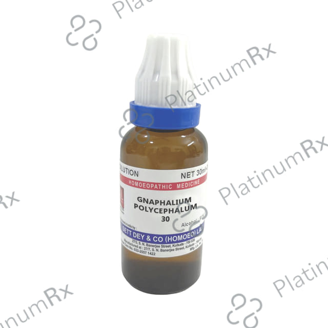 Sett Dey Gnaphalium Polycephalum Dilution 30