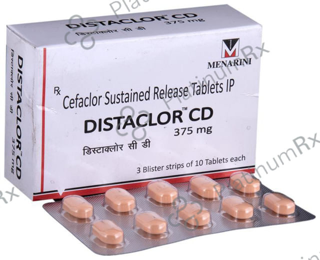 Distaclor CD 375mg Tablet SR 10s
