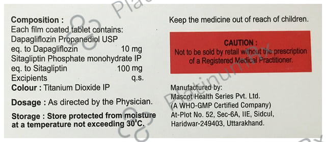 Gluside S 10/100mg Tablet 10s