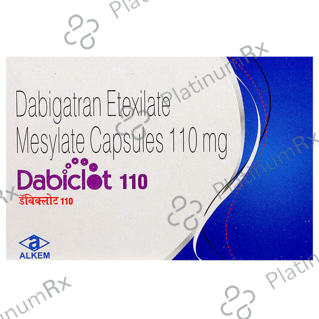 Dabiclot 110mg Capsule 10s