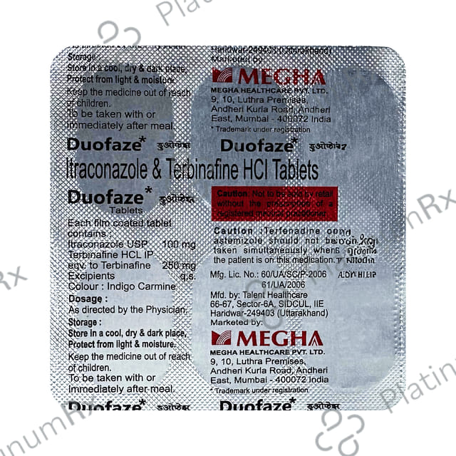 Duofaze 100mg/250mg Tablet