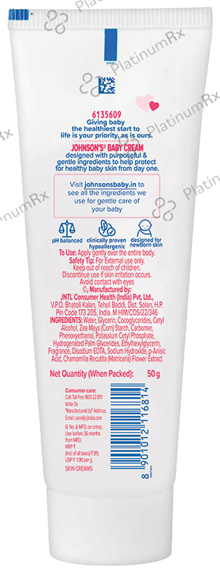 Johnson's Baby Cream 50gm