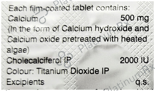 New Triple A Cal FD 500mg/200IU Tablet 15s