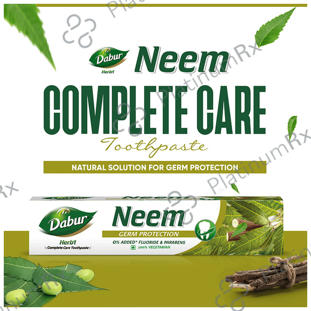 Dabur Neem Germ Protection Herb'l Toothpaste (200gm Each)