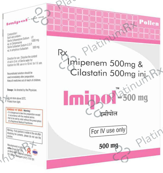 Imipol 500/500mg Powder for Injection 1s