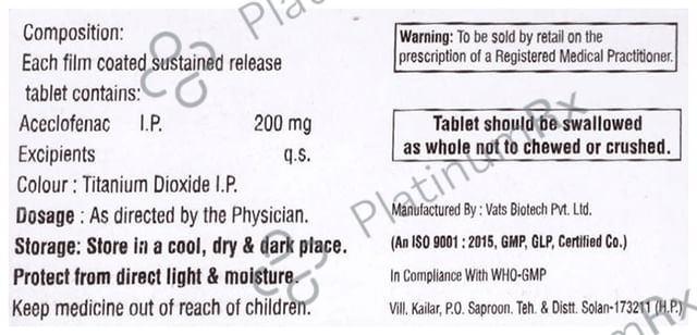 Otraflam 200mg Tablet SR 10s