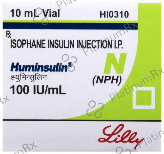 Huminsulin NPH (100 IU/ml) (1*10ml Vial)