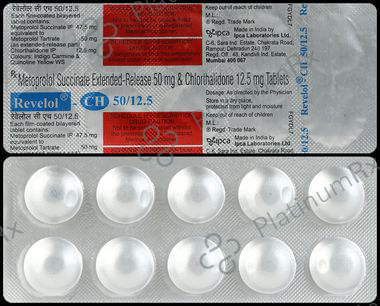 Revelol CH 50mg/12.5mg Tablet ER