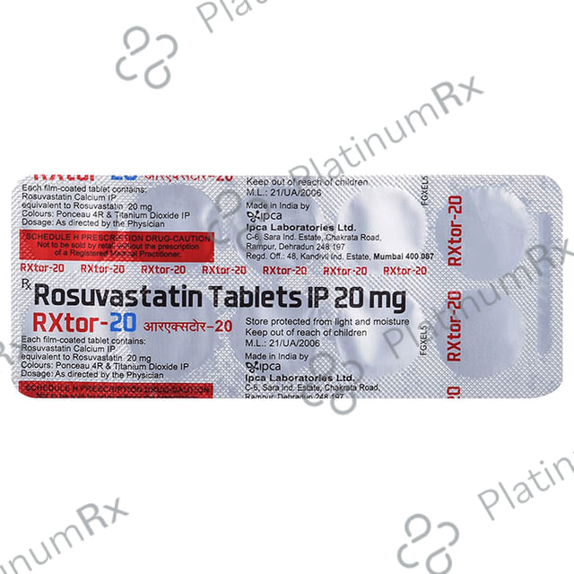 Rxtor 20mg Tablet 10s