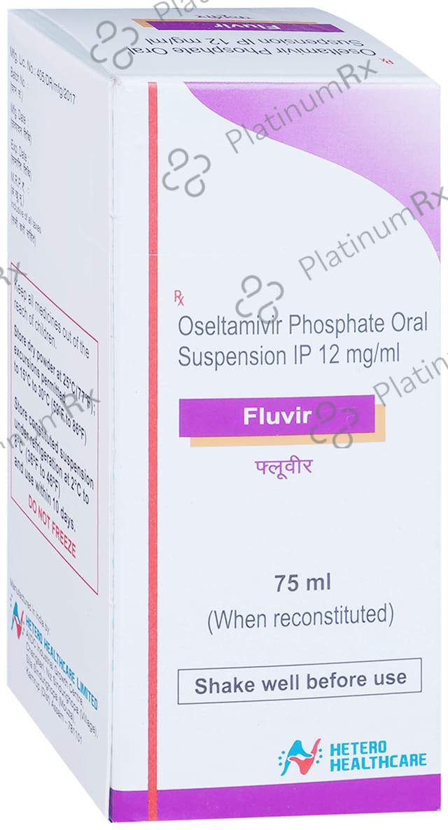 Fluvir 12mg Oral Suspension 75ml