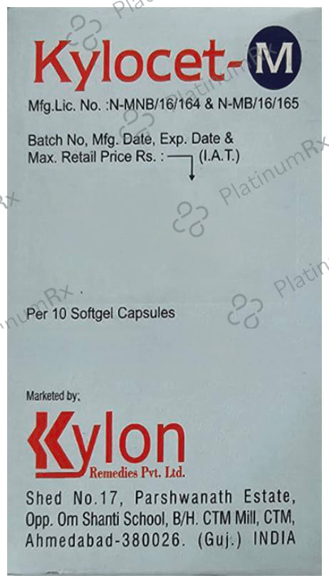 Kylocet-M Softgel Capsule