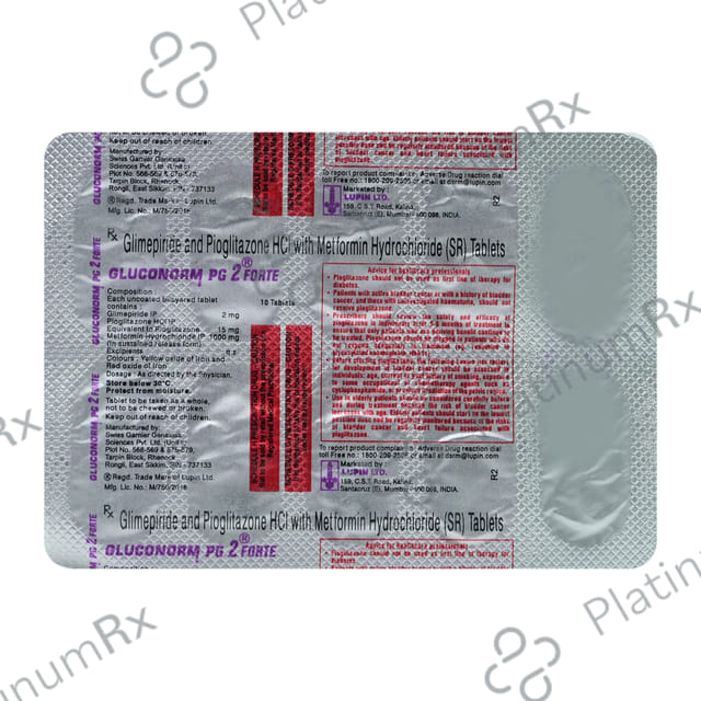 Gluconorm-PG-L 2 Forte Tablet