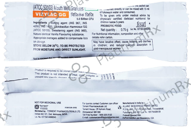 Vizylac Gg 6B Sachet 0.75gm
