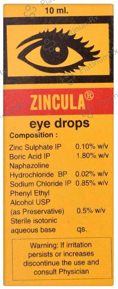 Zincula Eye Drop 10ml
