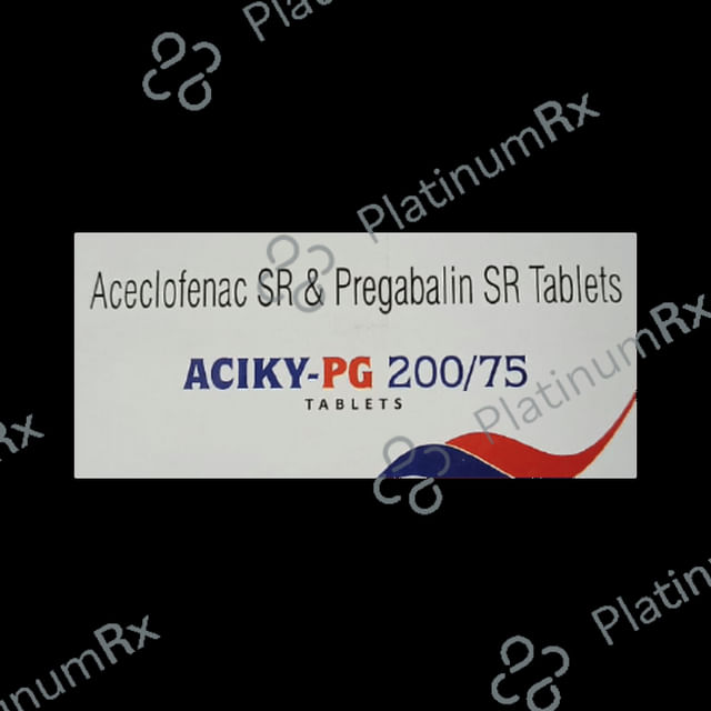 Aciky PG 200/75mg Tablet SR 10s