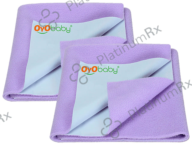 Oyo Baby Waterproof Bed Protector Dry Sheet Large Violet