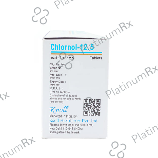 Chlornol 12.5mg Tablet 10s