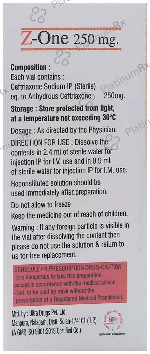 Z One 250mg Injection
