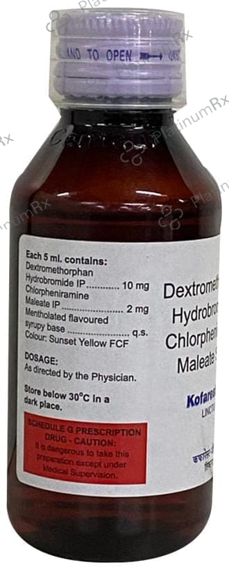 Kofarest DX 2/10mg Linctus 100ml