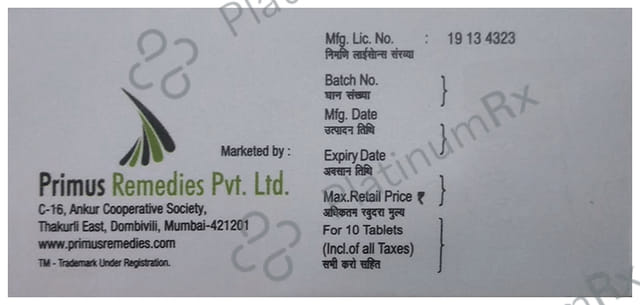 Translol XL 50mg Tablet 10s