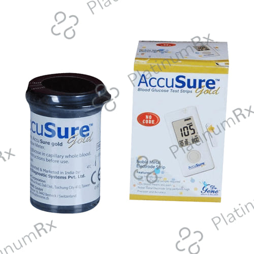 Dr. Gene Accusure Gold Blood Glucose Test Strip
