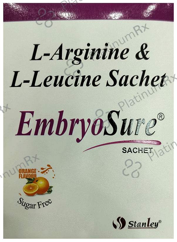 Embryosure Sachet Orange Sugar Free