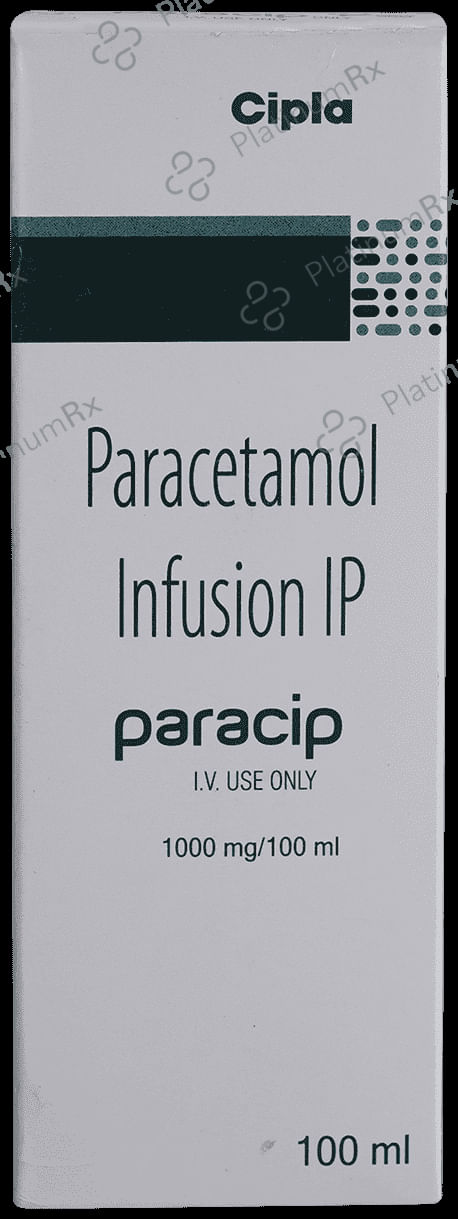 Paracip 1000mg Infusion 100ml