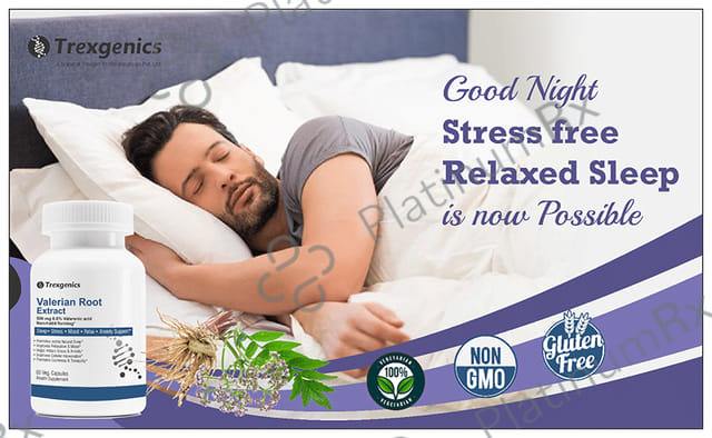 Trexgenics Valerian Root 500mg Veg. Capsules