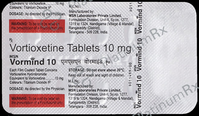 Vormind 10mg Tablet 10s