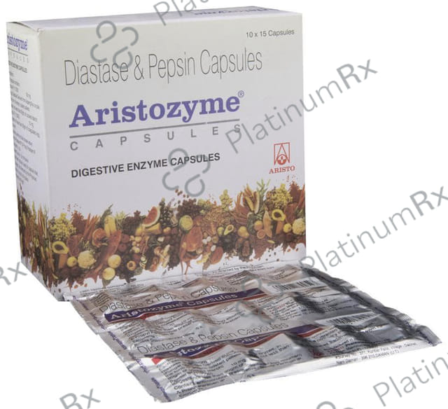 Aristozyme 50/10mg Capsule 15s