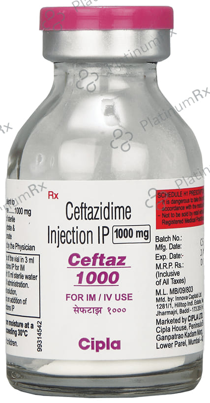 Ceftaz 1gm Injection 1s