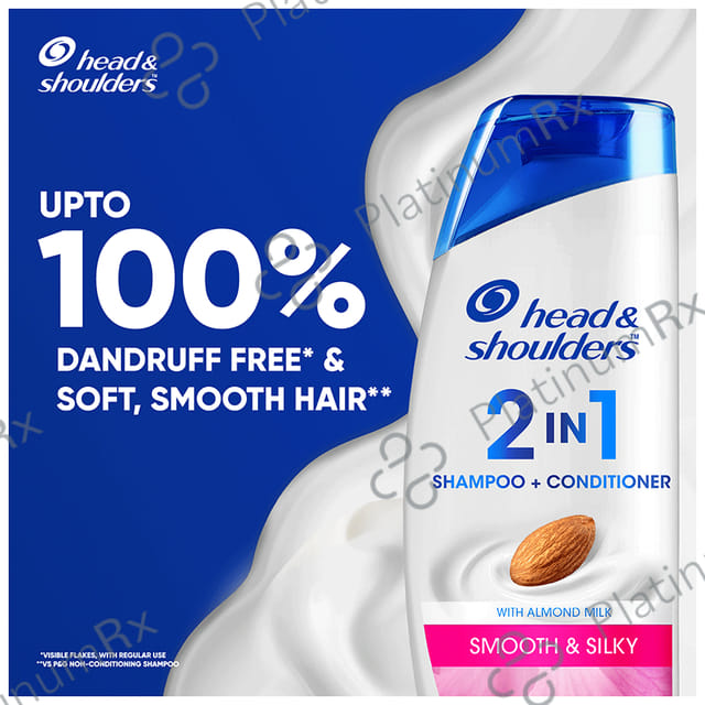 Head & Shoulders Smooth & Silky 2 in 1 Anti-Dandruff Shampoo+Conditioner 340 ml
