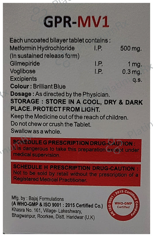 GPR-MV 1 Tablet SR
