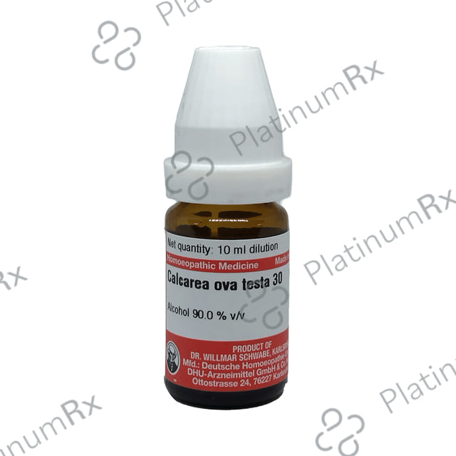 Dr Willmar Schwabe Germany Calcarea Ova Testa Dilution 30