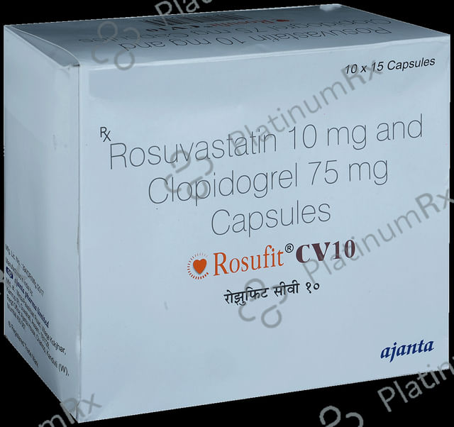 Rosufit CV 10/75mg Capsule 15s