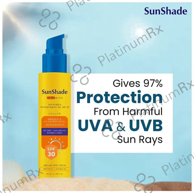 Leeford Sunshade Ultrablock Transparent SPF 30 Gel 50ml
