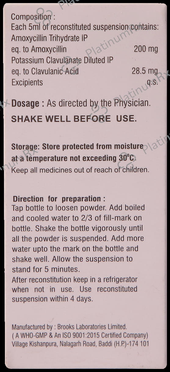 Augmed 228.5mg Oral Suspension 30ml